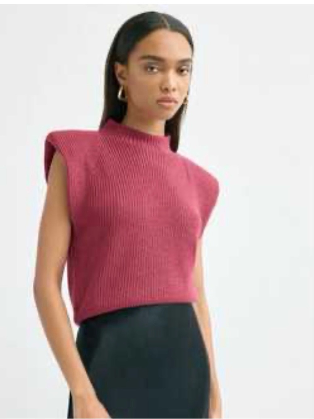 Aritzia Babaton Hazlitt Sweater Vest Pink XS